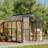 Polycarbonate Greenhouse, Winter Greenhouses For Outdoors,Outdoor Greenhouse With Roof Air Vent, Heavy Duty Walk-In Aluminum Green House For Outside Garden Backyard-126106890-126106889