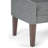 Upholstered Bench - Pebble Grey
