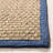 Auckland Bamboo Slat/Seagrass Natural / Blue Area Rug-1291613