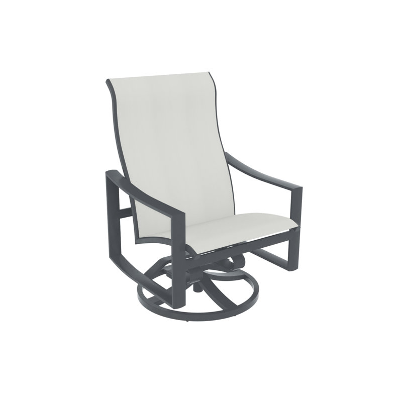 Kenzo Outdoor Dining Armchair, Bogota, Graphite