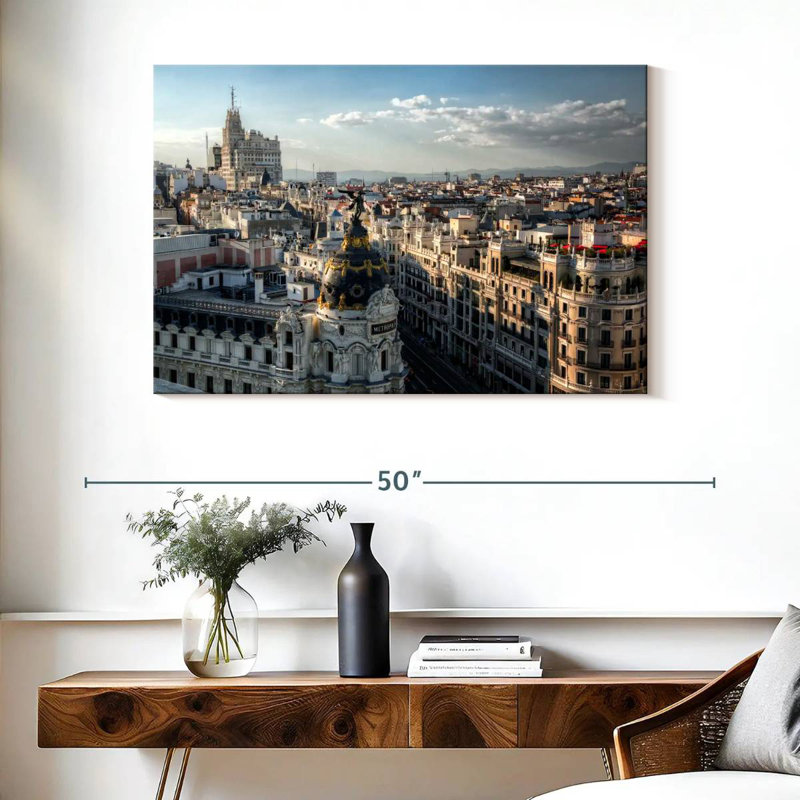 Madrid Cityscape From Gran Via