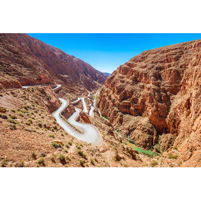 Dades Gorge, Morocco by Saiko3p - Wrapped Canvas Print