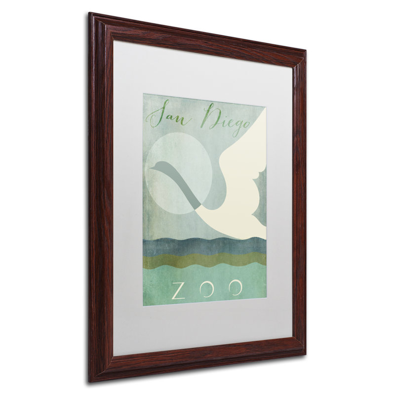 «Jadaya San Diego Zoo», impression encadrée, H 20 po x l 16 po x P 0,5 po, Brun, Blanc