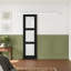 Porte de grange coulissante en bois manufacturé pré-assemblé avec panneau caché et 3 pièces-126116738-126116741-126557409