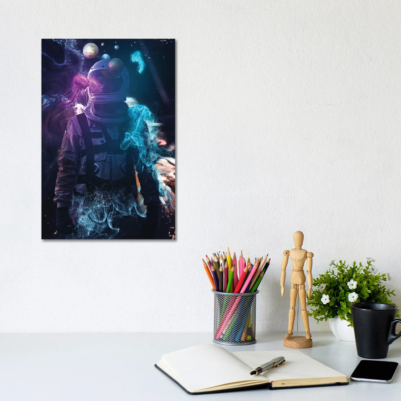 Astroverse 1 Piece Wrapped Canvas Painting, 20.32 cm H x 30.48 cm W