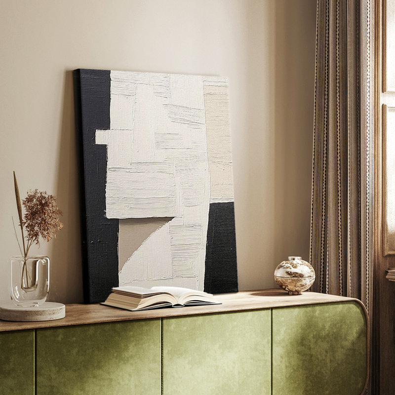 Série ABSTRACT DCLI - Toile tendue avec châssis Premium - Prêt à être accroché, H 27 po x l 18 po