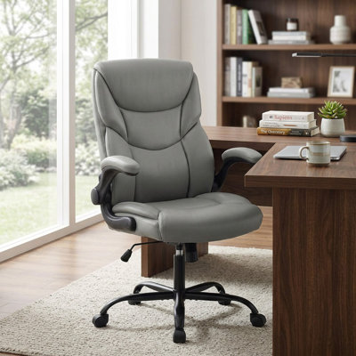 Iz Ergonomic Faux Leather Executive Chair