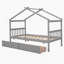Lit en bois avec tiroirs-1801915781
