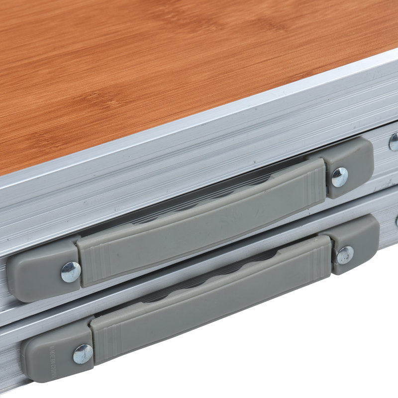 Ellenton Foldable Camping Table Aluminium 180x60 cm