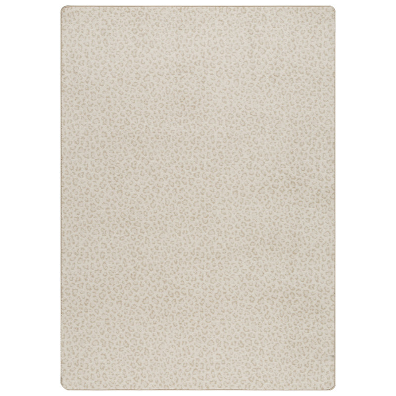 Tapis persan beige à imprimé animal Imagine, Rectangle 3 pi 10 po x 5 pi 4 po