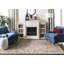 Tapis oriental bleu / doré en laine / coton touffeté à la main Antiquity-26608913