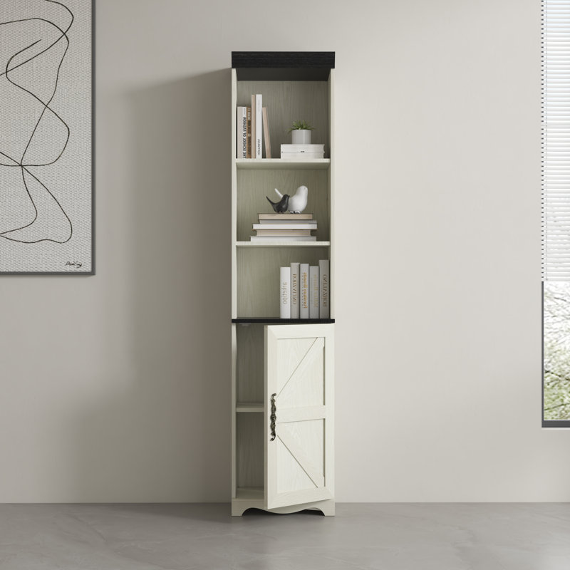 Armoire de rangement en bois, Blanc