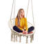 Balancelle suspendue en corde