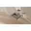 Lavabo de salle de bain mural en résine brillante 23,6 po x 19,6 po Badeloft WT-04-E-GGRY-138402993