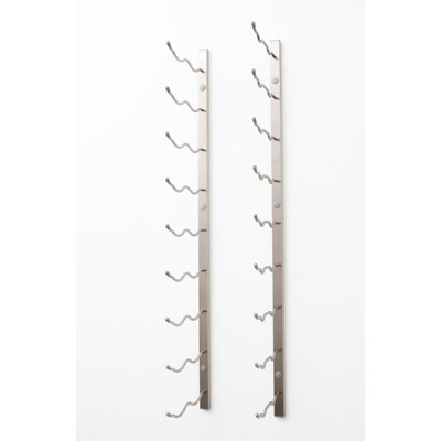 18 Bottle Wall Mounted Wine Bottle Rack