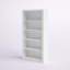 Bibliothèque ouverte moderne Mid-Century à 5 tablettes H 71,85 "x l 35,63" Olinda-1821817287