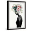 Impression encadrée « floral turban »-50108360