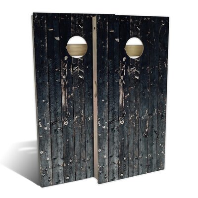 2' X 4' Country Living Black Plank Cornhole Board Set With Hole Lights -  Skip's Garage, CHSLKWY-1057-4-6