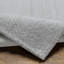 Grey Modern Shaggy Rug, Plain Easy to Clean Rug For Living Room, Dining Room, Bedroom, Kitchen-1389800945