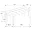 Erskin Dark Grey Upholstered Dining Bench