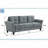 Velvet 3-Seat Sofa