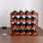 Ariene Tabletop Wine Bottle Rack in Brown