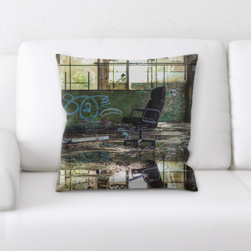 Microsuede Reversible Throw Pillow