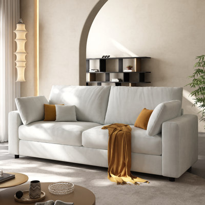 Canapé 71 po, causeuse moderne Mid-Century