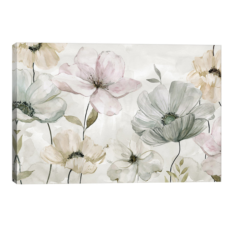 Garden Greys by Carol Robinson - Painting on Canvas, 66.04 cm H x 45.72 cm W x 1.91 cm D, No Frame