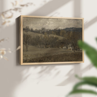 Paysages rétro-DLxxxiv - reproduction encadrée - réversible