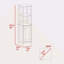 4-Shelf Linen Cabinet-1021514827