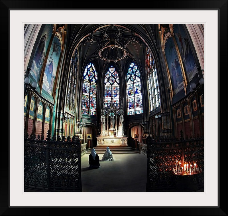 «Straub 'Worthhip», reproduction de photo, H 15 po x l 16 po x P 1,5 po, Toile