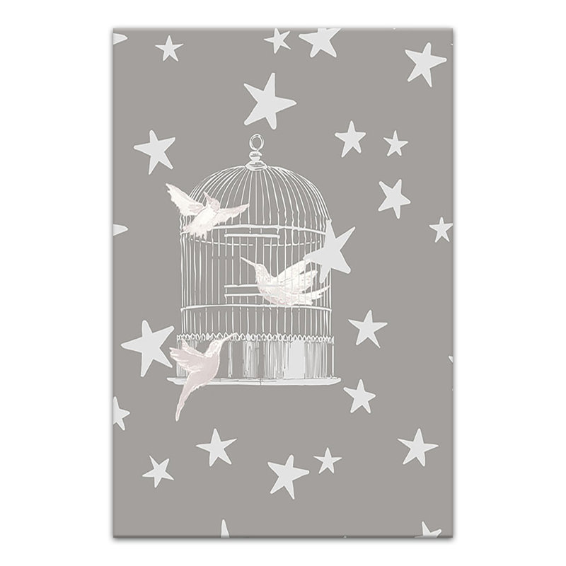 Cage sur toile, H 30 po x l 20 po x P 1,25 po