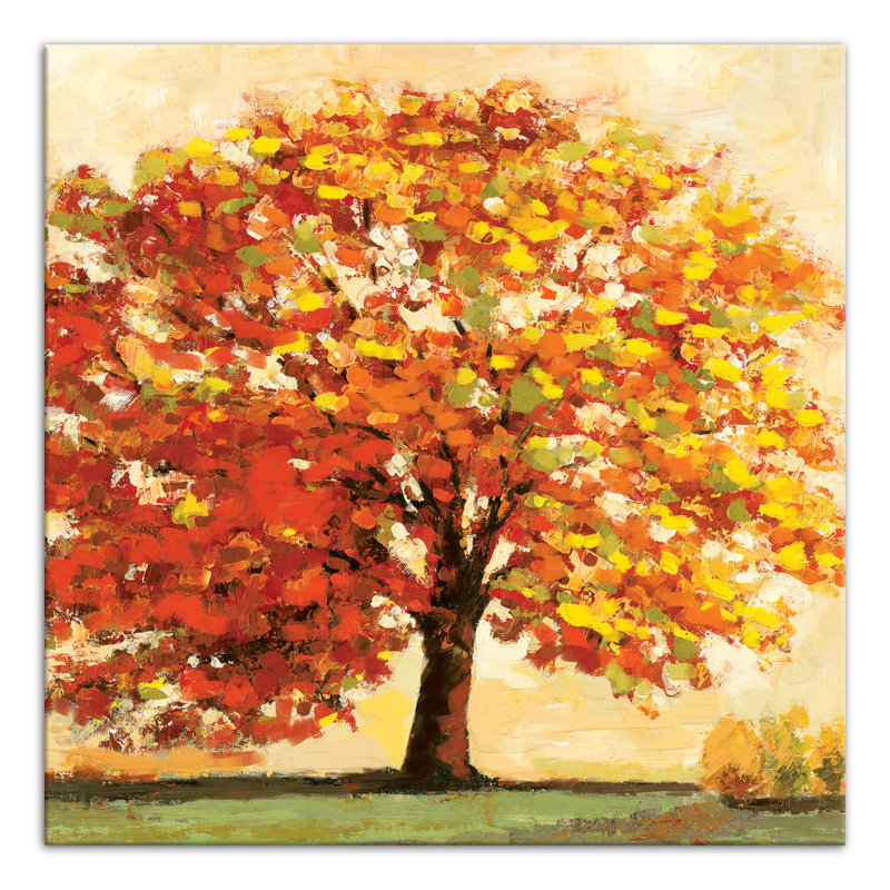« automne tree », reproduction de peinture à l’acrylique sur toile