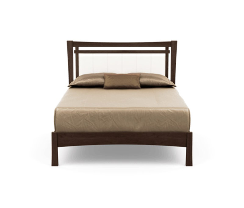 Monterey Upholstered Bed, King, Smoke Cherry, Hemp