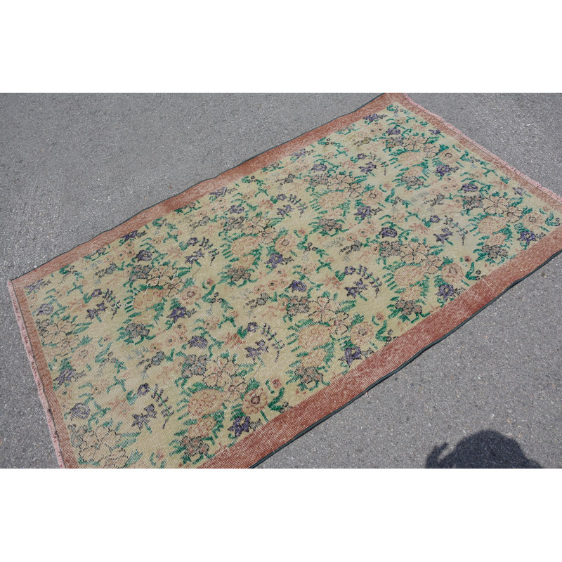 Tapis décoratifs 3,6 x 6,2 pi, tapis turcs, tapis tissé à plat, tapis tendance, tapis rétro, tapis orientaux rouges