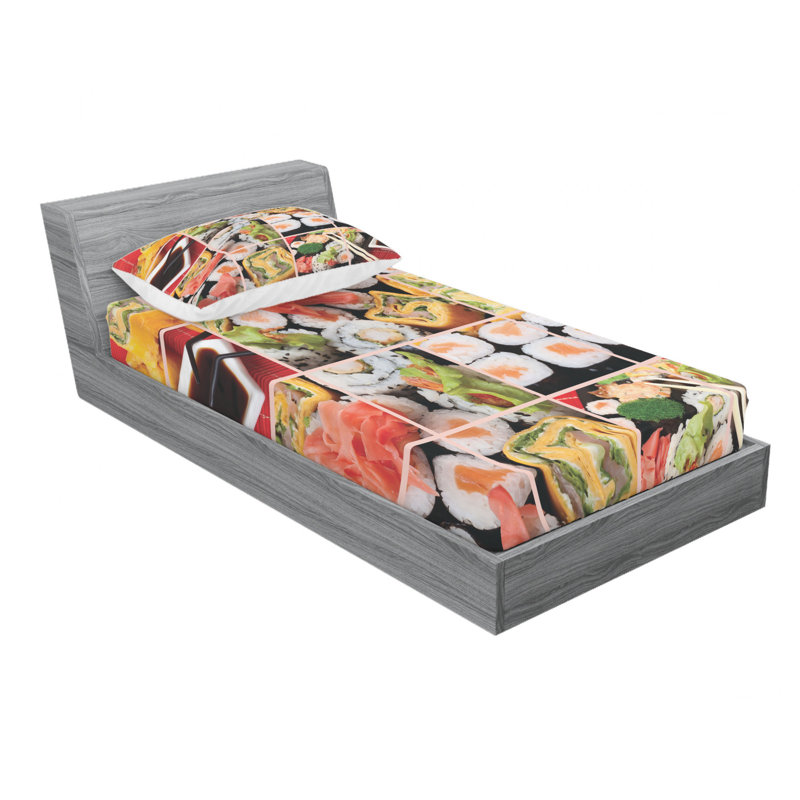Microfiber Sheet Set, Twin XL Sheet Set with Fitted Sheet