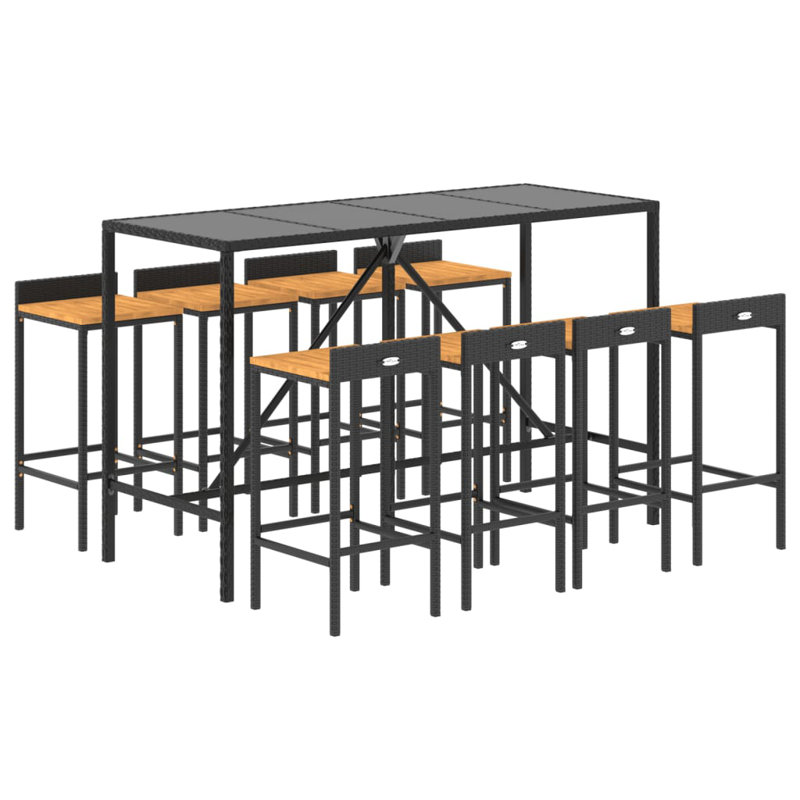 Alcina 40cm Bar Set, Black