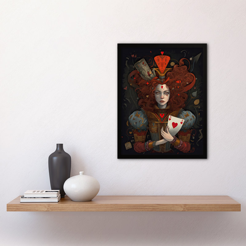 Alarnah Alice In Wonderland Queen Of Hes Whimsical Magical - Single Picture Frame Print
