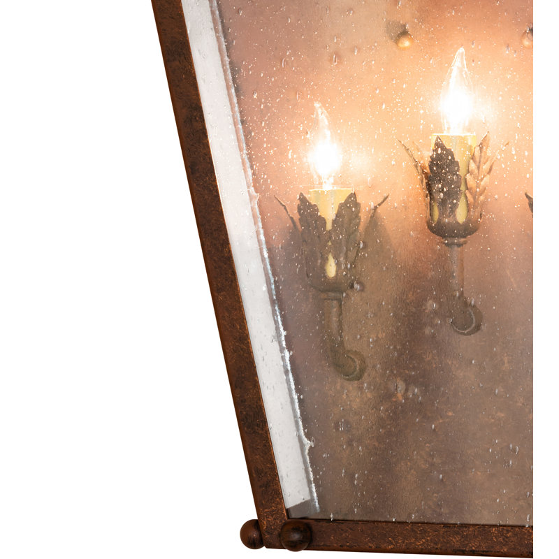 3 - Light Flush Mounted Sconce