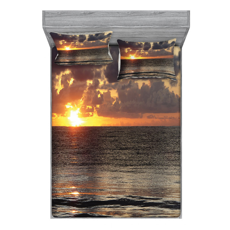 Microfiber Sheet Set, Full Sheet Set with Fitted Sheet