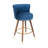 Pedra Swivel Velvet Bar Stools-190124649