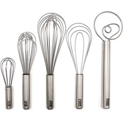 Ouddy 3 Pack Stainless Steel Whisks 8+10+12, Wire Whisk Set Kitchen  wisks for Cooking, Blending, Whisking, Beating, Stirring