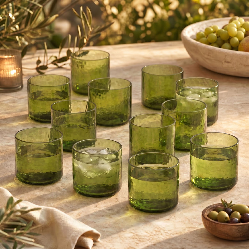 Verre vert Artisan