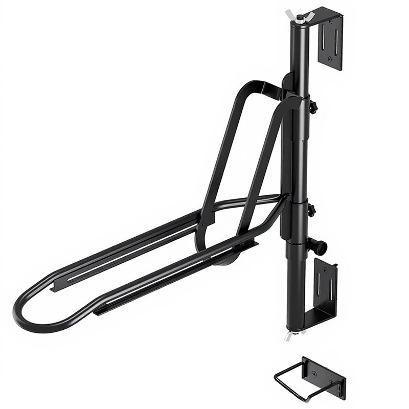 Swivel Bike Wall Mount, Height Adjustable Bike Hanger, Heavy Duty Steel Foldable Bicycle Wall Rack, Space Saving Design, Easy Assembly, Perfect for Garage, Workshop, Basement