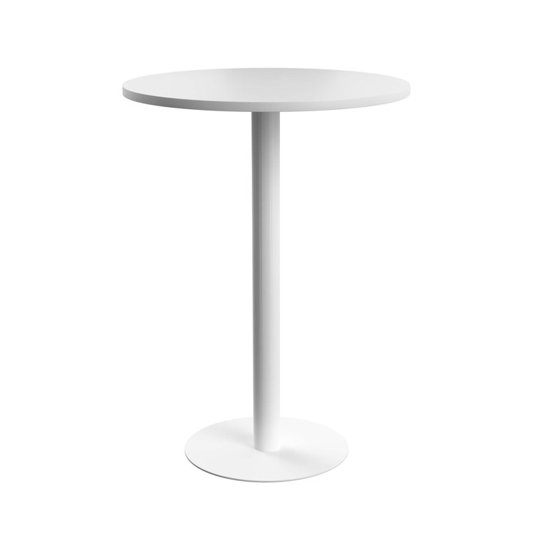 Rizal 80cm Circle Conference Table, White