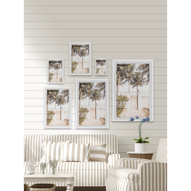 «Faded Tropical Light», reproduction encadrée, H 24 po x l 16 po