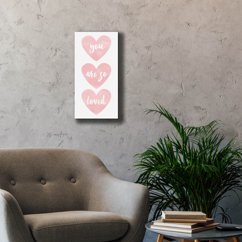 'Loved' by Erin Clark Canvas Wall Art, 24" H x 12" W x 0.75" D