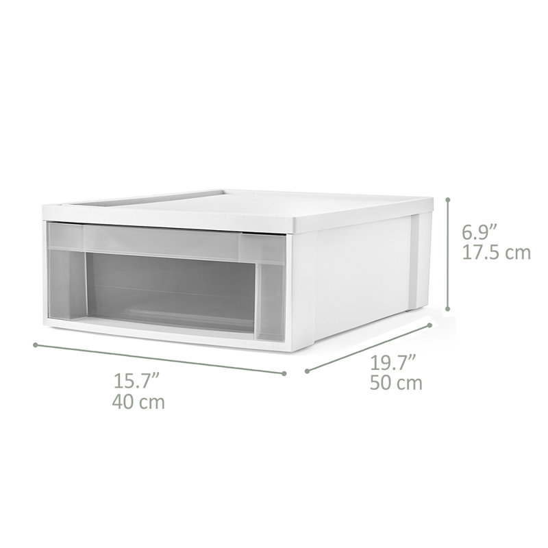 STACKING DRAWER Stackable Drawer, White