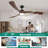 72'' Ceiling Fan with LED Lights